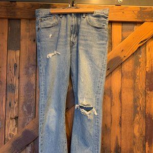 Levi's Distressed 501 Jeans